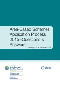 Area-Based Schemes Application Process[removed]Questions & Answers  Version[removed]February 2015