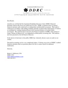 Developmental Disabilities Resource Center  DDRC www.ddrcco.com