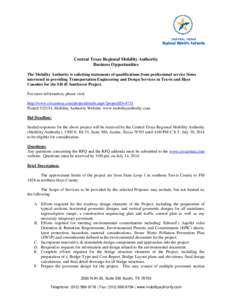 Architecture / Visual arts / Design / Central Texas Regional Mobility Authority / Plan / Geotechnical engineering / Regional Mobility Authority / Road / Transportation in Texas / Texas / Construction