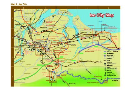Map A : Ise City To Matsusaka Ohminato-cho  Ise City Map