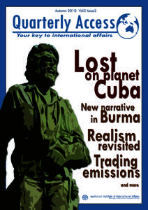 Autumn 2010 Vol2 Issue2  Quarterly Access Your key to international affairs  Lost