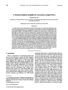 834  JOURNAL OF THE ATMOSPHERIC SCIENCES VOLUME 65