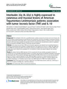 Immune system / Tumor necrosis factor-alpha / Cutaneous leishmaniasis / Leishmaniasis / Interleukin / Macrophage / Inflammation / IL1A / Rheumatoid arthritis / Biology / Cytokines / Anatomy