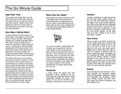 The Six Minute Guide Need One? Yes!! What Type Do I Need?  Comfort