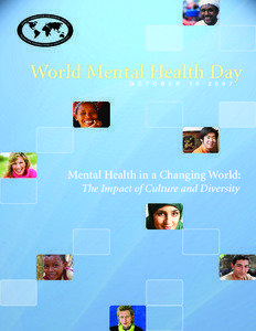 World Mental Health Day O C T O B E R