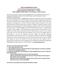 Branford /  Connecticut / Geography of the United States / Arleta /  Los Angeles / Neighborhood councils / Public comment