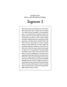 The NASA SCI Files™  The Case of the Physical Fitness Challenge Segment 2 Back at the tree house, RJ and Kali dial up Dr. Scott Smith at