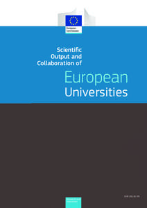 Scientific Output and Collaboration of European Universities