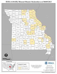 FEMA-4130-DR, Missouri Disaster Declaration as of[removed]IA Atchison  Worth