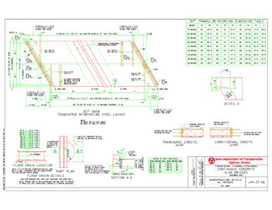 30^ TRANSV. REINFORCING DIMENSION TABLE 13 SPA. @ 1’-0 = 13’-0 14-6c3 (‘BOTT. SLAB‘) 14-5d3 (‘TOP SLAB‘) DETAIL A