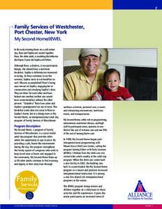 F  ( Family Services of Westchester, Port Chester, New York