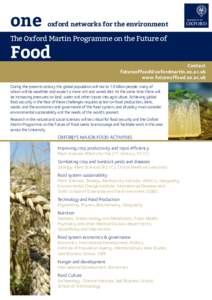 Food security / Humanitarian aid / Security / Urban agriculture / Index of sociology of food articles / Food / Sustainability / Environment / Food and drink / Environmental economics