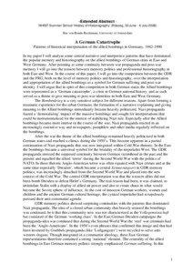 Abstract paper: Summer school the history of historiography