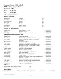 Salisbury metropolitan area / Geography of the United States / Carter G. Woodson / J. Millard Tawes / Crisfield /  Maryland / Maryland / Somerset County Public Schools