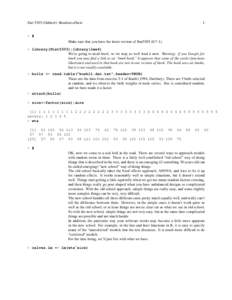 Regression analysis / Statistical tests / Model selection / Restricted maximum likelihood / Akaike information criterion / Normal distribution / Likelihood function / F-test / Variance / Statistics / Analysis of variance / Estimation theory