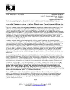 Lifeline Theatre / Lifeline / Levasseur