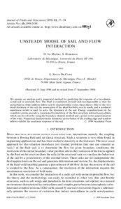 Journal of Fluids and Structures[removed], 37—59 Article No.: jfls[removed]All articles available online at http://www.idealibrary.com on