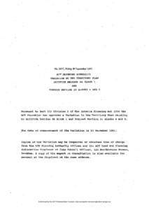 ·No. Sl57, Friday 20 December 1991 ACT PLANNING AUTHORITY VARIATION TO.THE TEIW,ITORY PLAN GRIFFITH SECTION 96 BLOCK 1 AND FORREST SECTION 24 BLOCKS 4 AND 5