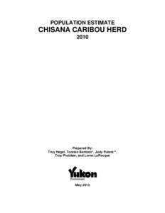 Summary Report: 2010 Population Estimate of the Chisana Caribou Herd