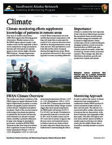 Weather station / Climate / Alaska / Mesowest / Weather / Global climate model / Automatic weather station / Rain / National Weather Service / Atmospheric sciences / Meteorology / Climate history