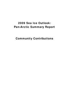 Planetary science / Sea ice / Arctic Ocean / Aquatic ecology / Climate / Polar ice packs / Beaufort Sea / Arctic / National Snow and Ice Data Center / Glaciology / Physical geography / Earth
