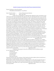 Southern Campaign American Revolution Pension Statements & Rosters Pension Application of Isaac Barr S41419 Transcribed and annotated by C. Leon Harris State of North Carolina } Court of Pleas & Quarter Sessions Stokes C