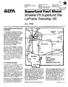 EPA FACT SHEET - WHEELER PIT SUPERFUND SITE