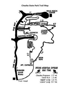 Cheaha State Park Trail Map   