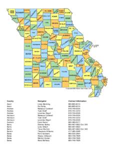 County  Navigator Contact Information