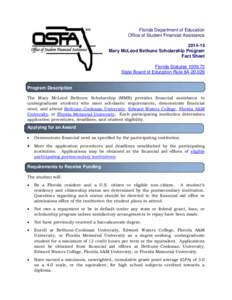 Knowledge / Academic transfer / United States Department of Education / Federal assistance in the United States / Student financial aid in the United States / Course credit / Grade / Bethune-Cookman University / Office of Federal Student Aid / Education / Academia / Student financial aid