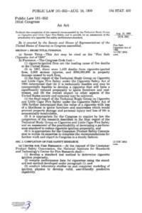 PUBLIC LAW[removed]—AUG. 10, [removed]STAT. 405 Public Law[removed]101st Congress
