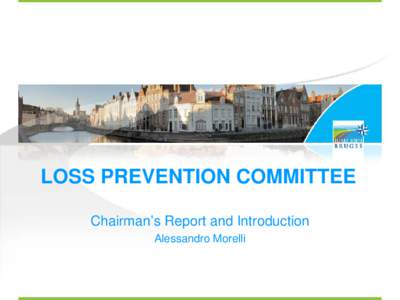 LOSS PREVENTION COMMITTEE Chairman’s Report and Introduction Alessandro Morelli COMMITTEE MEMBERS 2009 