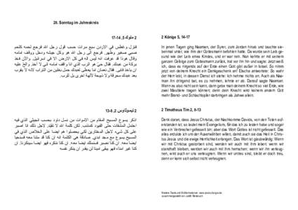 Microsoft Word - Lesejahr C arabisch 28. Sonntag im Jahreskreis