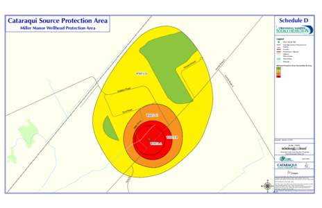 Cataraqui Source Protection Area  Schedule D Miller Manor Wellhead Protection Area