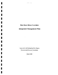 Red Deer River Corridor Integrated Management Plan