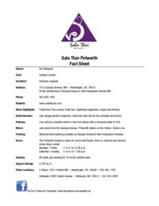 Microsoft Word - sala_thai_fact_sheet-revised[removed]