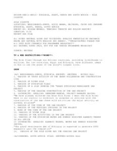 AFJOUR-SEP11-SEP12- ETHIOPIA, EGYPT, KENYA AND SOUTH AFRICA - NILE DISPUTE NILE DISPUTE LOCATIONS: BENISHANGUL-GUMUZ, ADDIS ABABA, NAIVASHA, CAIRO AND UNKNOWN ETHIOPIA, EGYPT, KENYA, SOUTH AFRICA REPORT BY: HOSSAM MENEAI