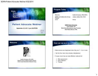 Microsoft PowerPoint - EDRNPatientAdvocateWebinar9-22-2011vHandout.pptx