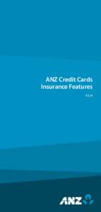 ANZ Credit Cards Insurance Features 03.14 Index 90-Day Purchase Security Insurance