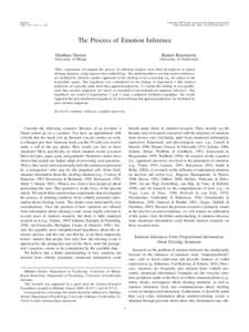 Emotion 2007, Vol. 7, No. 1, 1–20 Copyright 2007 by the American Psychological Association[removed]/$12.00 DOI: [removed].7.1.1