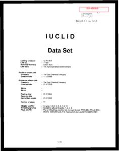 Robust Summaries & Test Plan: 2-amino-2-hydroxymethyl-1-3-propanediol; Revised Summaries