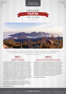 Freycinet National Park / Freycinet Peninsula / Maria Island / Hobart / Swansea / Geography of Tasmania / Geography of Australia / Tasmania