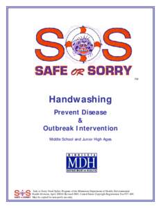 Safe or Sorry Handwashing Curricula - Minnesota Dept of Health