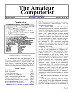 The Amateur Computerist http://www.ais.org/~jrh/acn/ Summer 2008