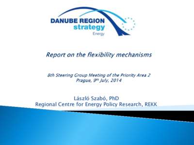 László Szabó, PhD Regional Centre for Energy Policy Research, REKK   Flexibility Mechanism classifications