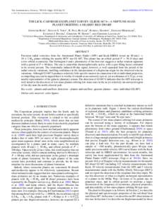 The Astrophysical Journal, 789:114 (14pp), 2014 July 10  Cdoi:637X