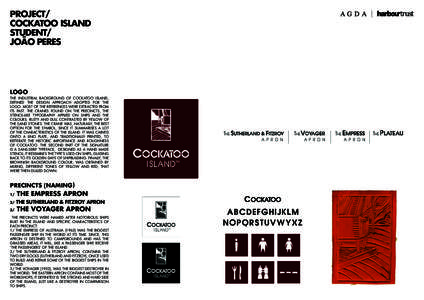 PROJECT/ COCKATOO ISLAND STUDENT/ JOÃO PERES  LOGO