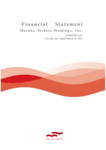 2011 Financial Statements(HD individual).xls