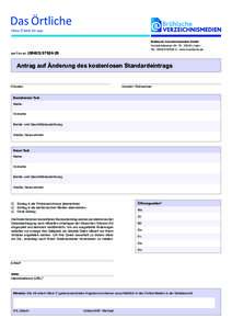 per Fax an: (Brühlsche Verzeichnismedien GmbH Konrad-Adenauer-Str. 15 · 35440 Linden Tel.: ( · www.bruehlsche.de