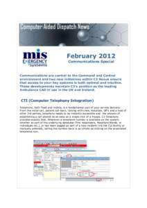 Nexus / Telephony / TomTom / Airwave / Computing / Electronics / Computer telephony integration / Electronic engineering